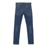 EMPORIO ARMANI jeans tinta unita con logo Blu per Bambino 8N4J06 BLU EMPORIO ARMANI 