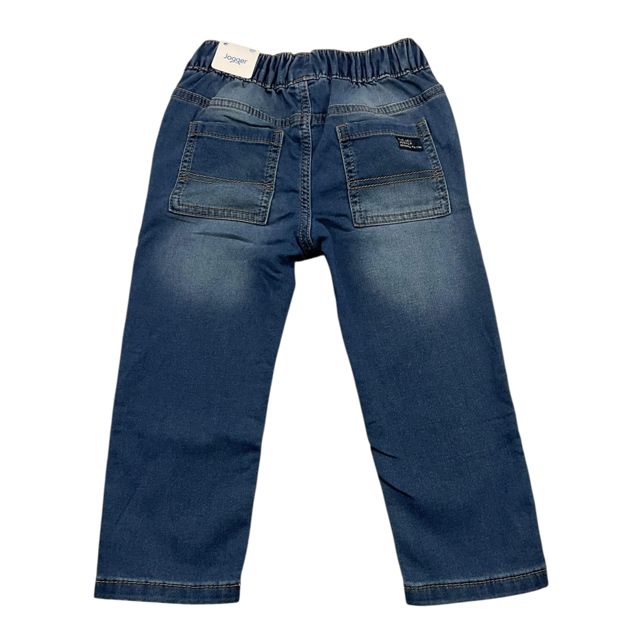 MAYORAL jeans tinta unita con elastico in vita Blu per Neonato 4531NX BLU MAYORAL 