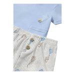 Mayoral Completo 2 Pezzi T-Shirt-Culottw per Neonato 1202 AZZURRO MAYORAL 