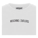 MOSCHINO felpa tinta unita girocollo con stampa Bianco per Bambino HUF08M BIANCO MOSCHINO 