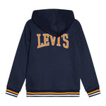 LEVI'S felpa con zip e cappuccio tinta unita con logo Blu per Bambino 8EL158 BLU LEVI'S 