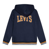 LEVI'S felpa con zip e cappuccio tinta unita con logo Blu per Bambino 8EL158 BLU LEVI'S 