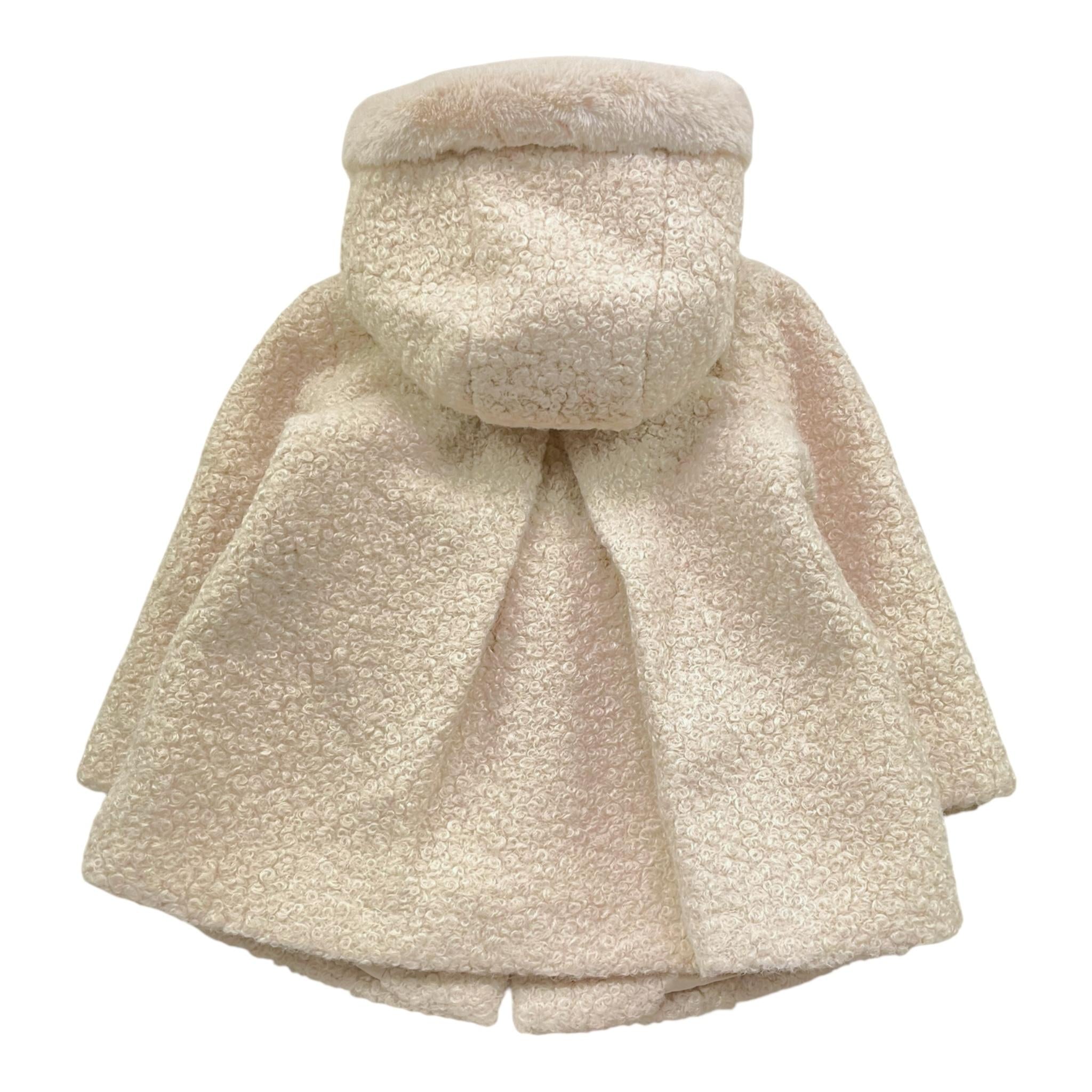 MAYORAL cappotto tinta unita modello teddy con cappuccio Beige per Neonata 2478X BEIGE MAYORAL 