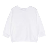 Twinset Schlichter Pullover mit weißer Stickerei für Mädchen