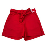 Vicolo Short Tinta Unita con Cinturino per Bambina 3146S00344X ROSSO VICOLO 