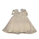 Le Bebe' Abito Tinta Unita Giromanica per Neonata LBG5309 BEIGE LE BEBE' 