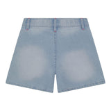 Billieblush Einfarbige Jeansshorts mit Tweety-Vogel-Print in Hellblau für Mädchen