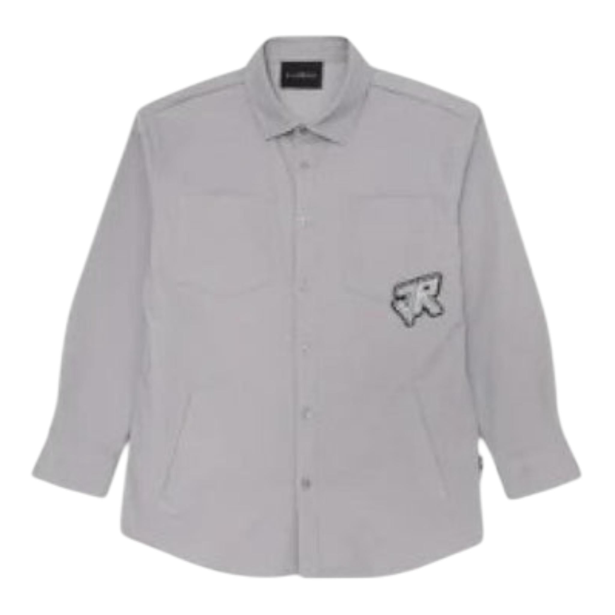 John Richmond Camicia Tinta Unita con Tasche per Bambino RBP25143CAX GRIGIO JOHN RICHMOND 