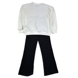Just Cavalli Completo 2 Pezzi Felpa-Pantalone per Bambino JGP26011CF BIANCO/NERO JUST CAVALLI 