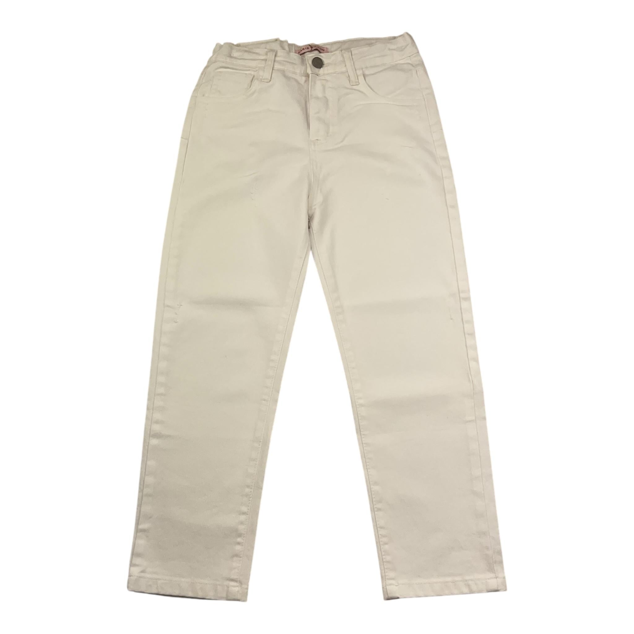Paris Hilton Pantalone Tinta Unita con Girovita Regolabile per Bambina PH1661 BIANCO PARIS HILTON 