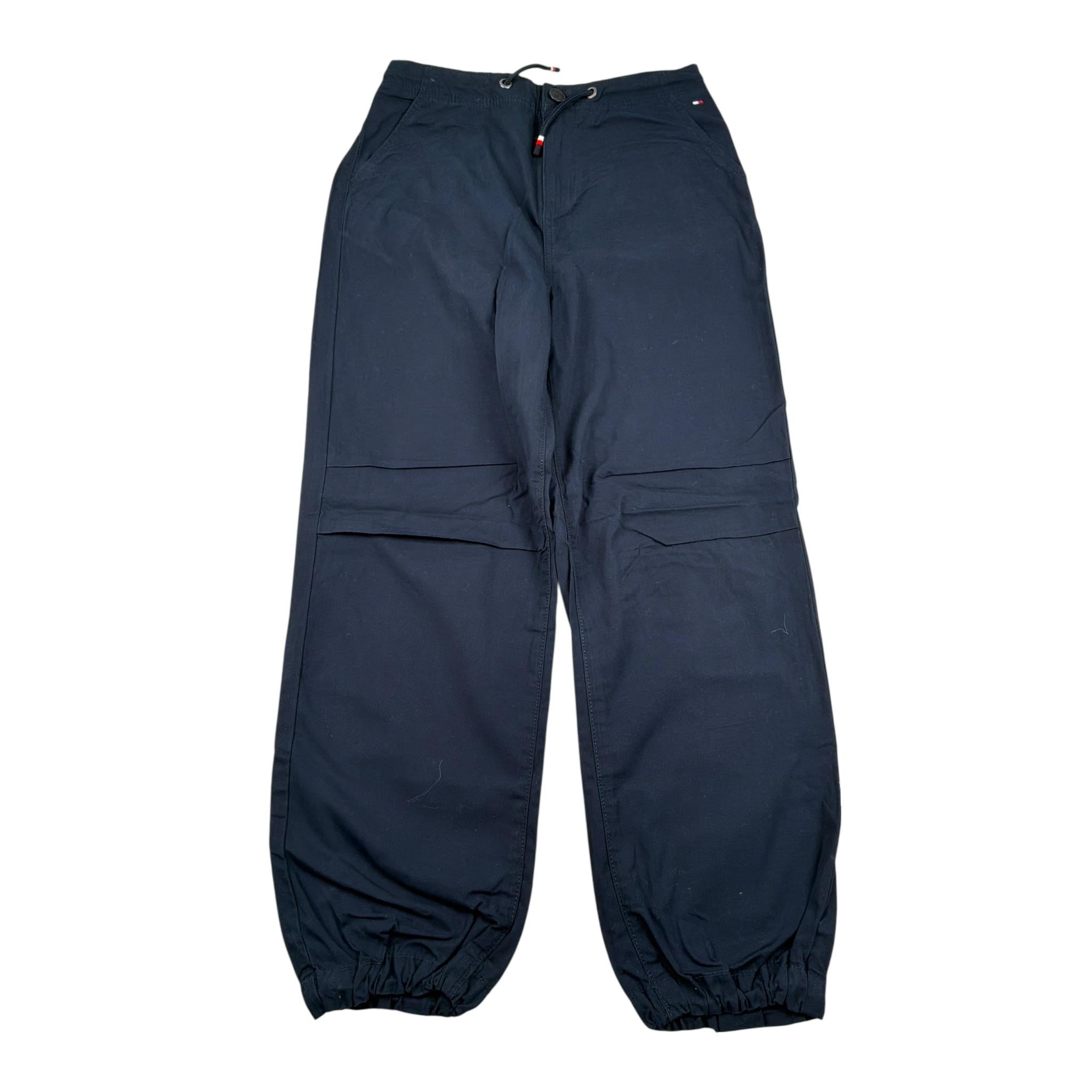Tommy Hilfiger Pantalone tinta unita con Elastico In Vita Blu per Bambino KB0KB0703T BLU TOMMY HILFIGER 