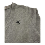 MANUEL RITZ cardigan tinta unita cn ricami alle maniche Grigio per Bambino MR2228 GRIGIO MANUEL RITZ 