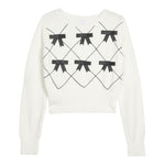 FUN & FUN maglia girocollo tinta unita cn fiocchi Bianco per Bambina FCJSW00061 BIANCO FUN & FUN 