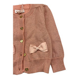 ANGEL'S FACE cardigan tinta unita lurex Rosa per Neonata NICOLETTE ROSA ANGEL'S FACE 