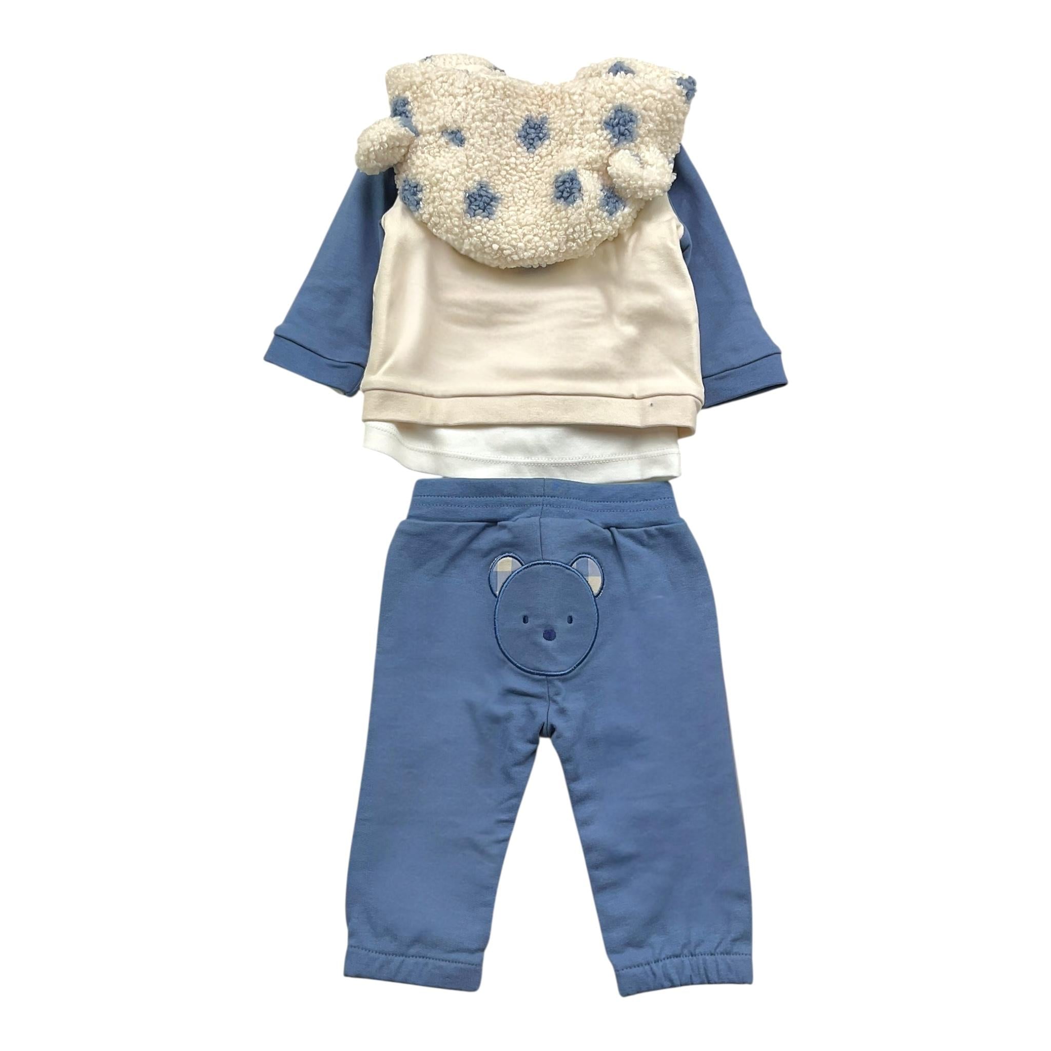 MAYORAL completo 3pz felpa-pantalone-shirt Panna per Neonato 2629 PANNA MAYORAL 