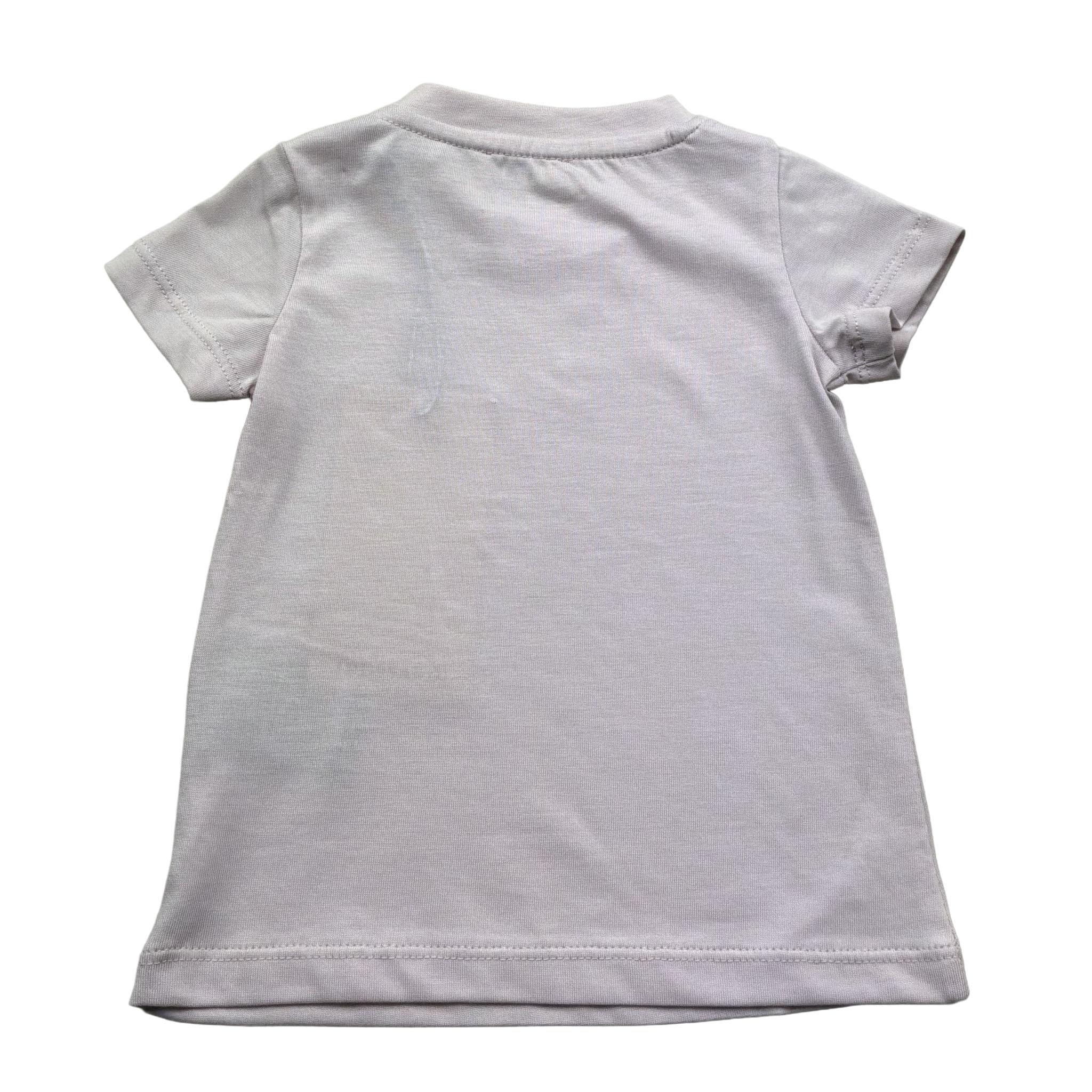 Trussardi T-Shirt Girocollo Tinta Unita con Logo per Neonata TIP26010TSA ROSA TRUSSARDI 