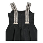 Elisabetta Franchi Abito Tinta Unita A Bretelle per Bambina EFAB473 NERO ELISABETTA FRANCHI 