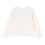 LIU JO felpa tinta unita girocollo con stampa Bianco per Bambina KF4146 BIANCO LIU JO 