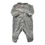 NANAN tutina tinta unita con stampa Grigio per Neonato AI2400101GR GRIGIO NANAN 