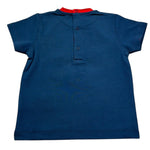 Minibanda T-Shirt Tinta Unita Girocollo per Neonato 3B635 BLU MINIBANDA 