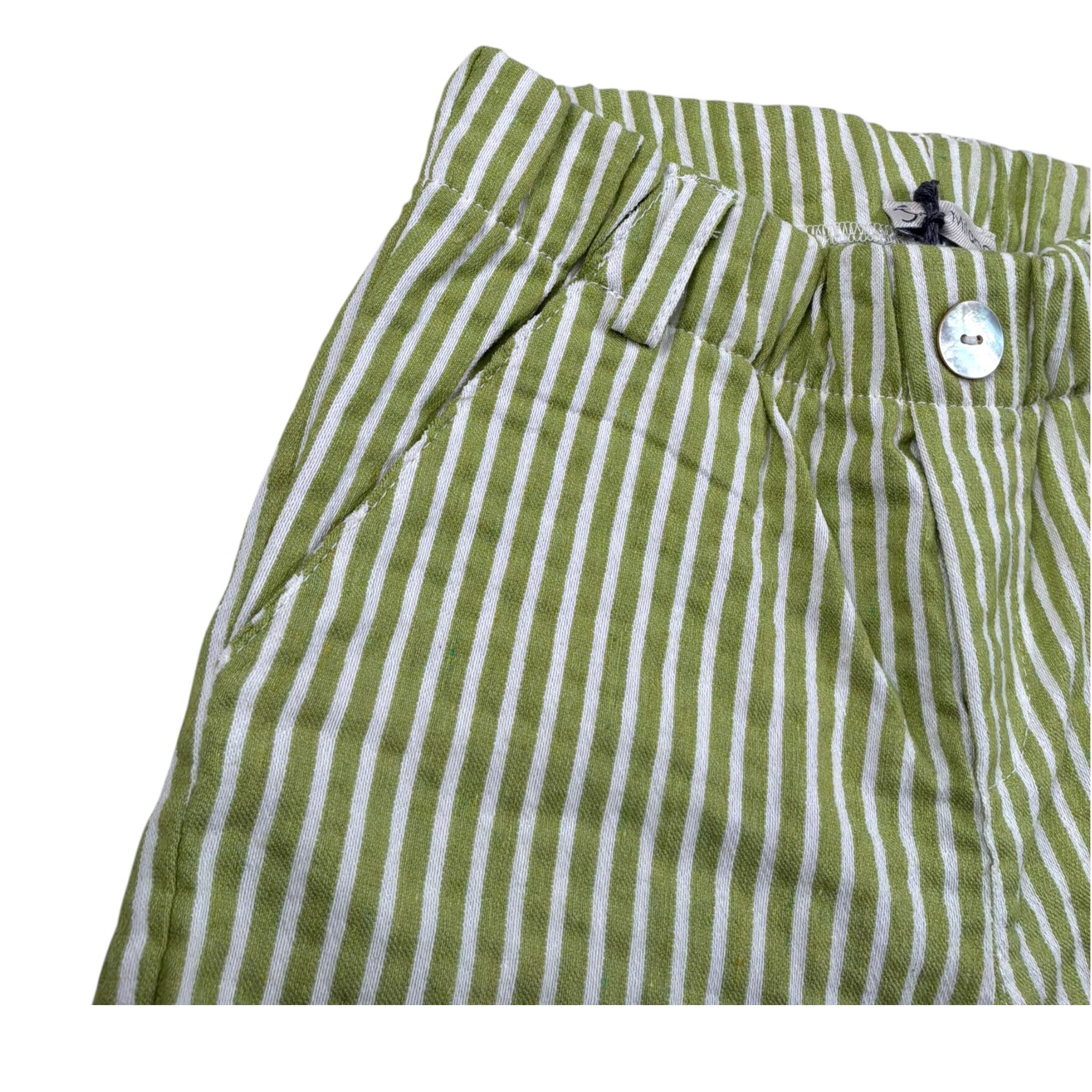 J.O. Milano Bermuda Tinta Unita Fantasia A Righe per Neonato 571M1 VERDE J.O. MILANO 