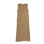 Twinset Abito Tinta Unita Giromanica In Maglia per Bambina 251GJ3410 MARRONE TWINSET 