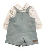 CALAMARO completo 2 pezzi camicia-salopettes Bianco per Neonato 11074XX BIANCO CALAMARO 