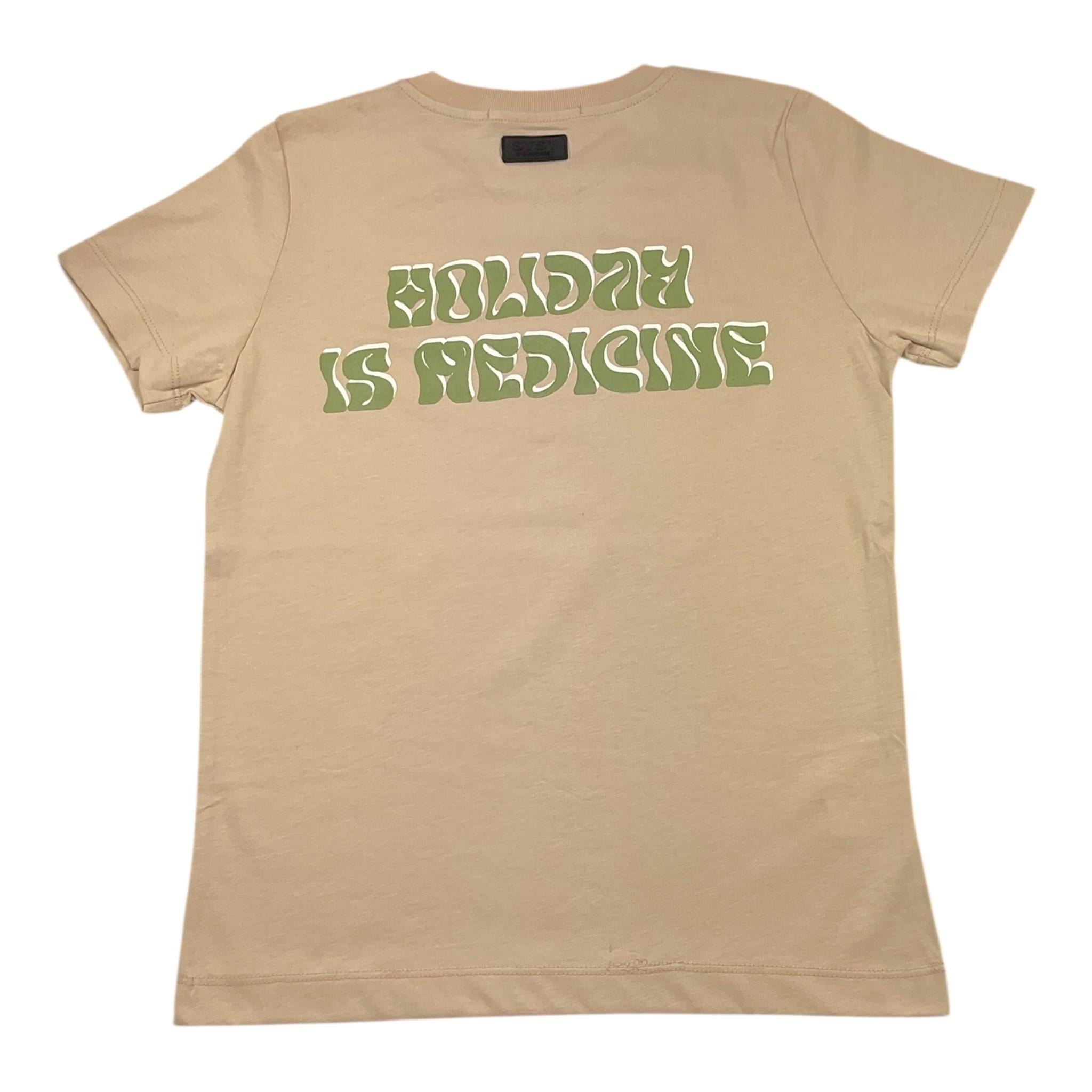 STAY STREET t-shirt girocollo tinta unita con stampa Beige per Bambino TB2009 BEIGE STAY STREET 