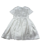 Simonetta Abito Cerimonia Tinta Unita Mezza Manica per Bambina SS1A51 BIANCO SIMONETTA 