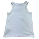 Moschino Canotta Tinta Unita con Stampa per Bambina HAM06M BIANCO MOSCHINO 