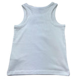 Moschino Canotta Tinta Unita con Stampa per Bambina HAM06M BIANCO MOSCHINO 