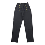 GAELLE pantalone tinta unita con finti bottoni Nero per Bambina 2745P00108 NERO GAELLE 