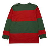 TRUSSARDI shirt girocollo bicolore Rosso/verde per Bambino TBA25064TS ROSSO/VRDE TRUSSARDI 