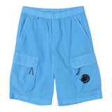 CP Company Bermuda Einfarbig mit Taschen Hellblau für Jungen