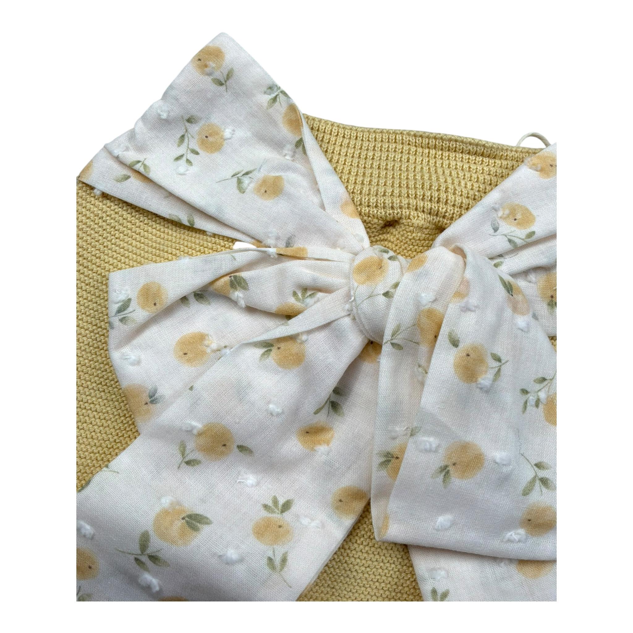 Wedoble Culotte Tinta Unita con Fiocco per Neonata V2507331E GIALLO WEDOBLE 