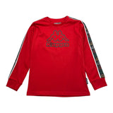 KAPPA shirt girocollo tinta unita con stampa Rosso per Bambino 371V8ZW ROSSO KAPPA 