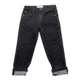 Cesare Paciotti Jeans Einfarbig Mit Verstellbarer Taille Schwarz Für Jungen