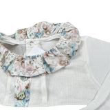 Babyvip Tutina Tinta Unita con Colletto per Neonata T2819 BIANCO BABYVIP 