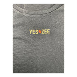 Yes Zee Einfarbiges Rundhals-T-Shirt mit Print Schwarz für Mädchen