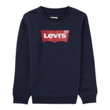 LEVI'S felpa chiusa girocollo tinta unita cn stampa logo Blu per Bambino 9E9079 BLU LEVI'S 