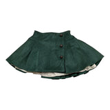 LA STUPENDERIA gonna tinta unita con bottoni in contrasto Verde per Neonata TJGN42X VERDE LA STUPENDERIA 