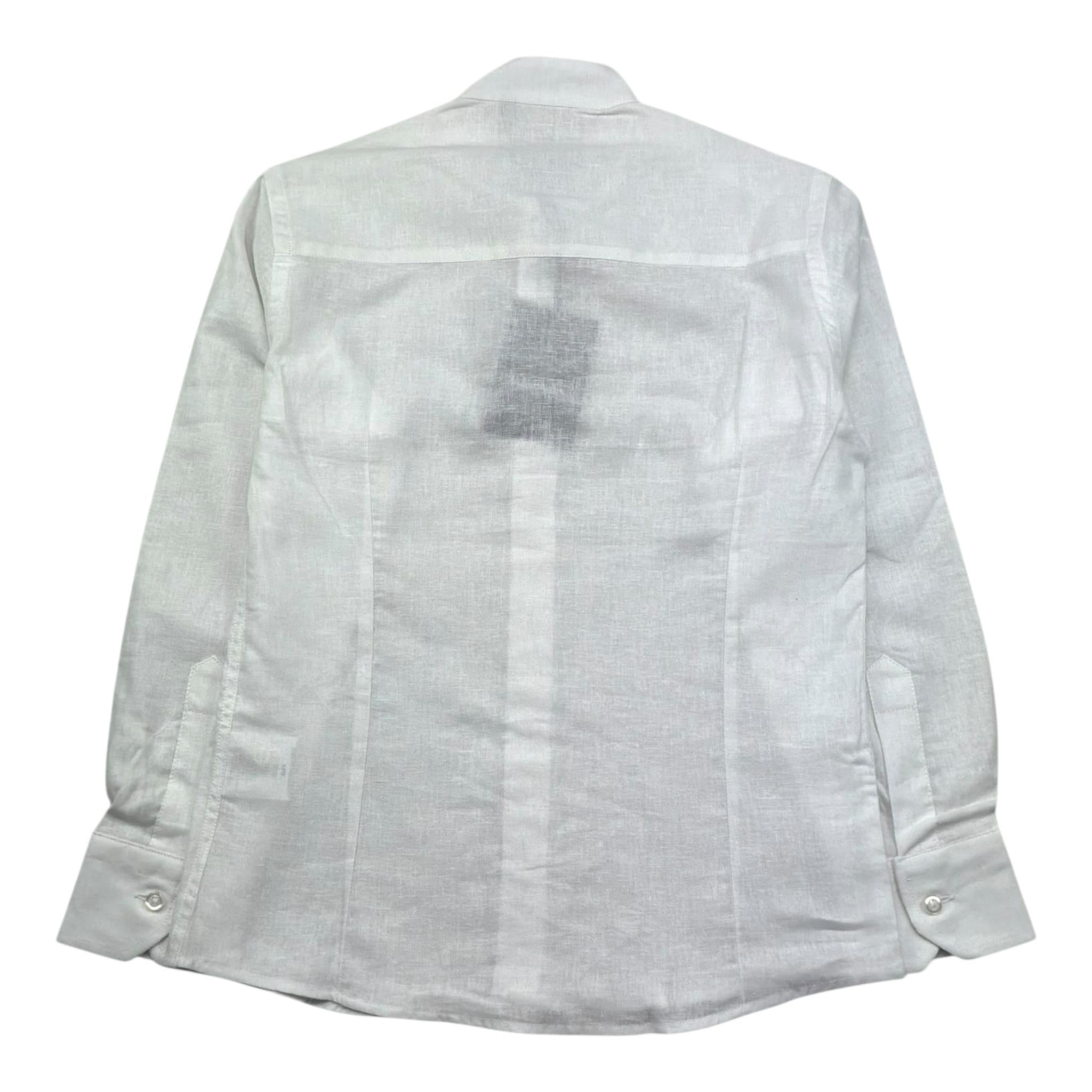 Emanuel Pris Camicia Manica Lunga Tinta Unita per Bambino ECM4169R BIANCO EMANUEL PRIS 