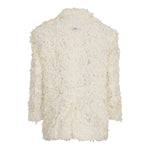 Dou Dou Giacca Tinta Unita con Applicazioni per Bambina DW2A34X PANNA DOU DOU 