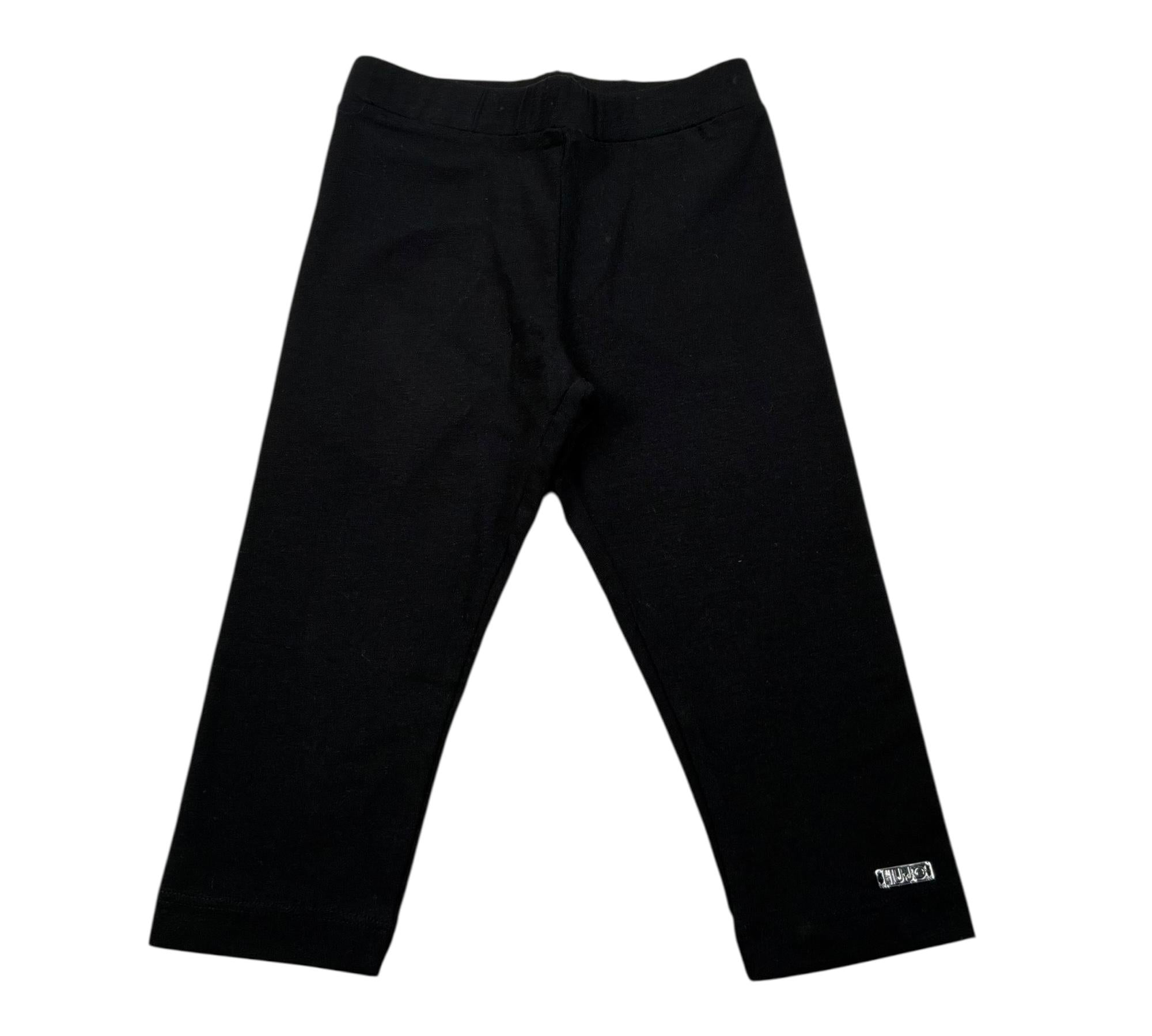 Liu Jo Leggins Tinta Unita con Logo per Neonata KA3200N NERO LIU JO 