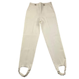 NAICE pantalone tinta unita con bottoni in contrasto Panna per Bambina 23983 PANNA NAICE 