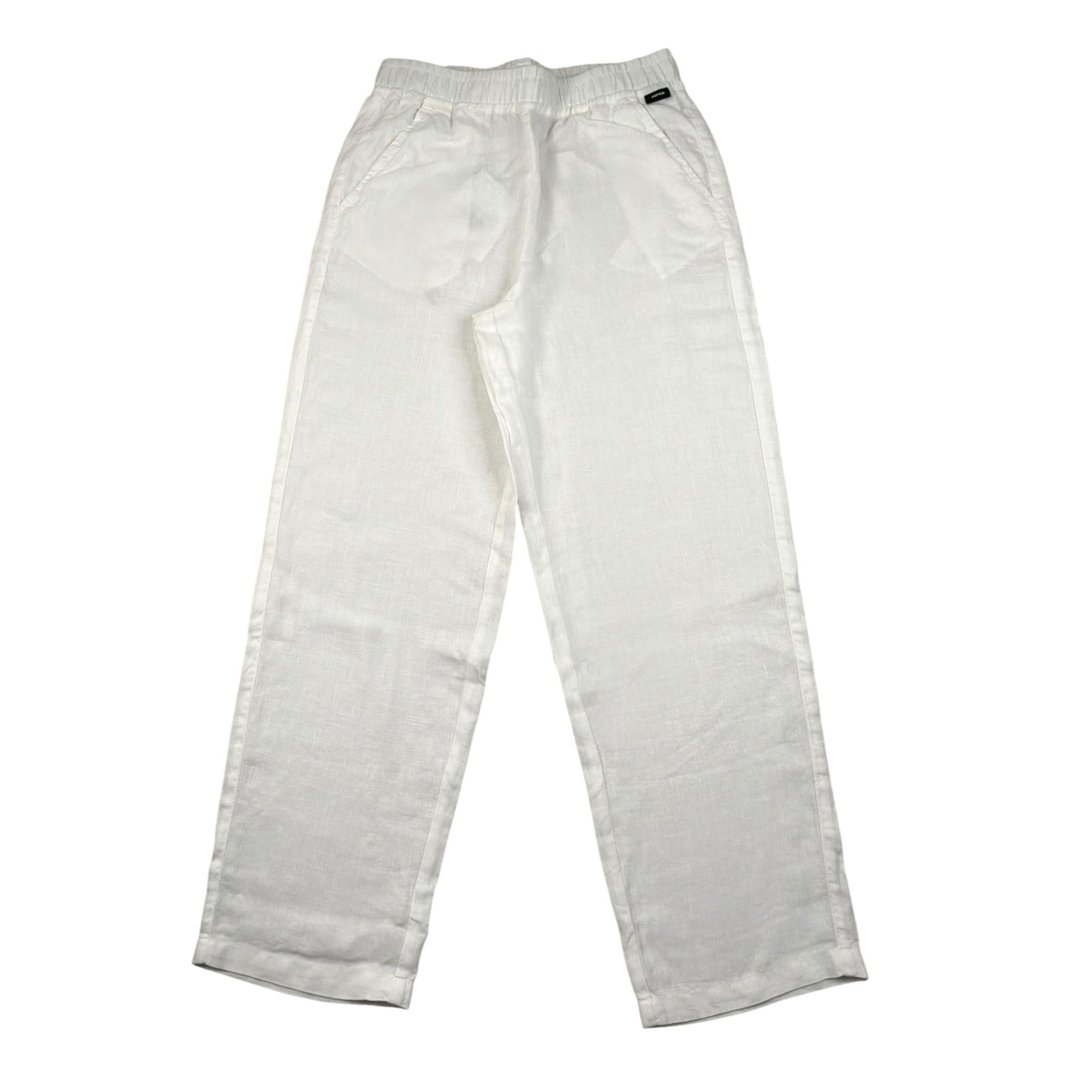 Aspesi Pantalone Tinta Unita con Elastico In Vita per Bambino S4001PLL6000 BIANCO ASPESI 