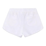 Mayoral Short Tinta Unica con Elastico In Vita per Bambina 607X BIANCO MAYORAL 