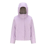 K-WAY giubbino tinta unita con cappuccio Lilla per Bambina K4137WWXX LILLA K-WAY 