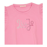 Liu Jo Abito Tinta Unita con Brillantini per Bambina KA5037XXX ROSA LIU JO 