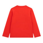 GUESS shirt girocollo tinta unita con stampa Rosso per Bambino N4YI01K8HM4JX ROSSO GUESS 